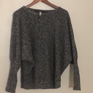 Kenzie grey batwing sweater